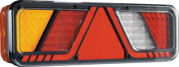 LED-baklykta vänster 5129000045 – 24 V, triangelreflex