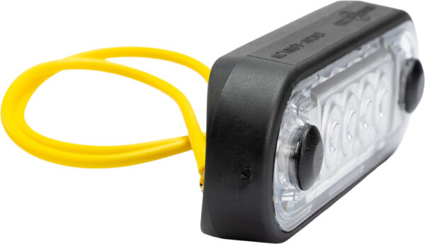 LED-sidomarkeringsljus 5129000079 gult, klart glas – hålavstånd 58 mm