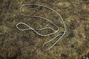 Runlock DogLeash hundkoppel – 1,8 m, 5 mm, gul/svart
