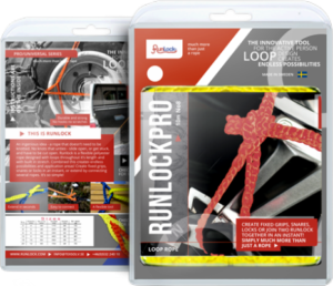 Runlock Pro Pack Nr 8 orange rep, 10 meter och 6 mm
