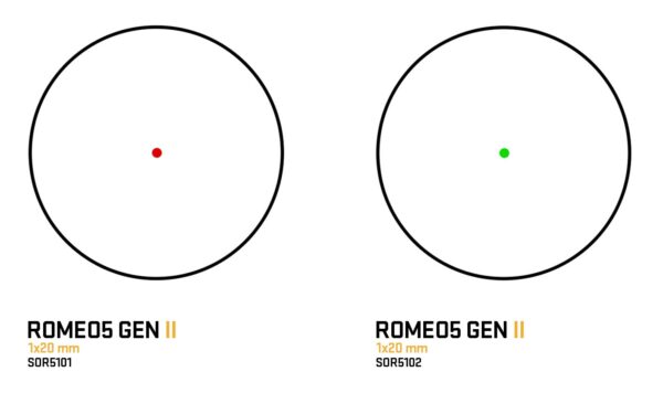 Sig Sauer ROMEO5 Compact Gen II 1x20mm 2 MOA Picatinny High/Low – Röd punkt