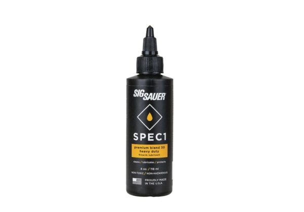 Sig Sauer Spec1 Premium Blend Synthetic Firearm Lubricant 30WT 4oz