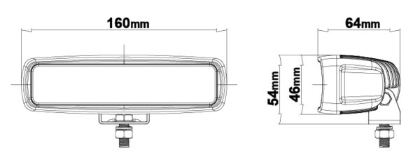 Ledson Raptor 30S LED-extraljus 30 W Spot