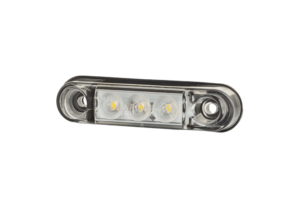 Horpol Positionsljus Vit, Slim, 3 LED, 0,3m, DV – 65x17,2x13,9 mm
