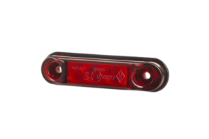 Horpol Positionsljus Röd, Slim, 3 LED, 0,3m, DV – 65x17,2x13,9 mm