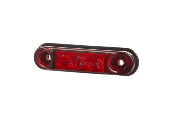 Horpol Positionsljus Röd, Slim, 3 LED, 0,3m, DV – 65x17,2x13,9 mm