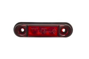 Horpol Positionsljus Röd, Slim, 3 LED, 0,3m, DV – 65x17,2x13,9 mm