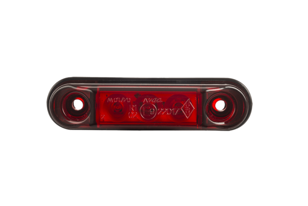 Horpol Positionsljus Röd, Slim, 3 LED, 0,3m, DV – 65x17,2x13,9 mm