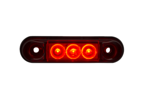 Horpol Positionsljus Röd, Slim, 3 LED, 0,3m, DV – 65x17,2x13,9 mm