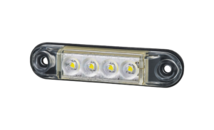 Horpol Positionsljus Vit, Slim, 4 LED, 0,5m, DV – 77,5x18,5x10,9 mm