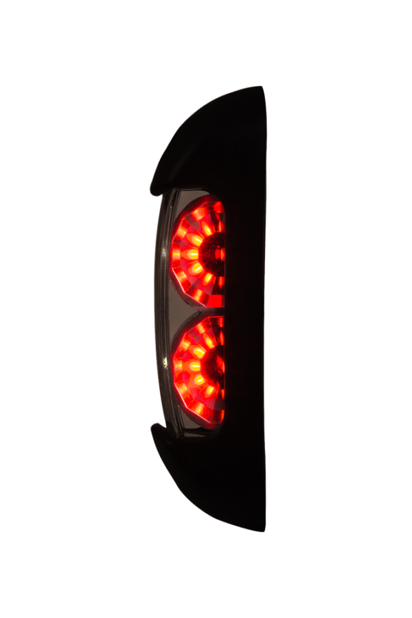 Horpol Positionsljus Transp, Röd/Vit, 0,5m, DV – 110x30x28 mm
