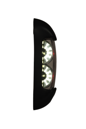 Horpol Positionsljus Transp, Röd/Vit, 0,5m, DV – 110x30x28 mm