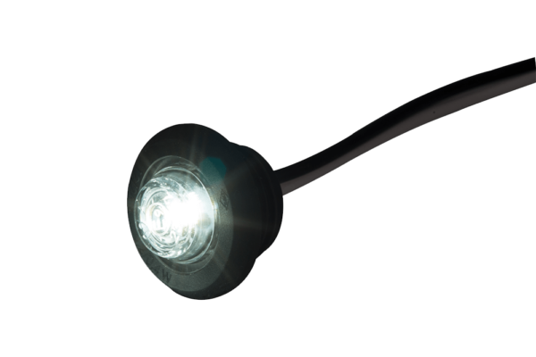 Horpol Positionsljus Vit, 0,5m, DV – Ø28x19,1 mm