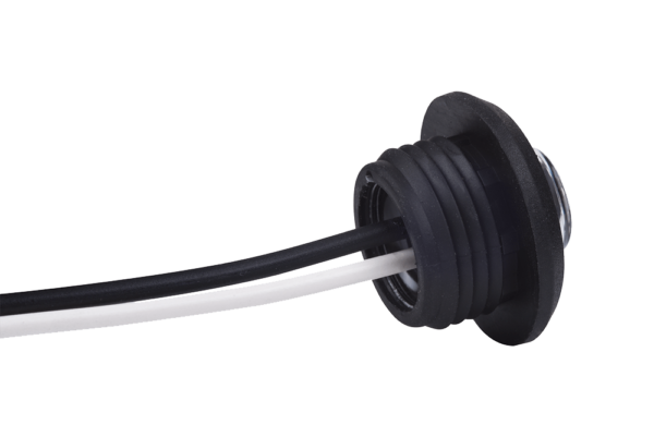 Horpol Positionsljus Vit, 0,5m, DV – Ø28x19,1 mm