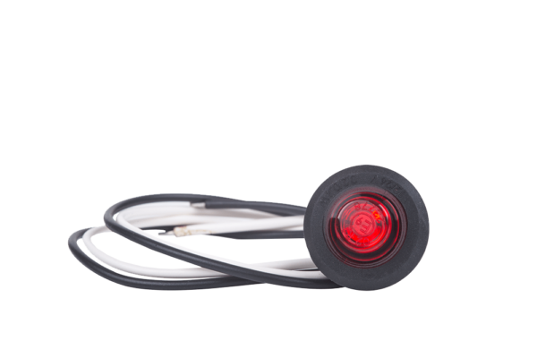Horpol Positionsljus Röd, 0,5m, DV – Ø28x19,1 mm
