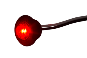 Horpol Positionsljus Röd, 0,5m, DV – Ø28x19,1 mm