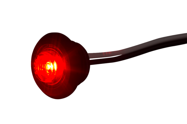 Horpol Positionsljus Röd, 0,5m, DV – Ø28x19,1 mm