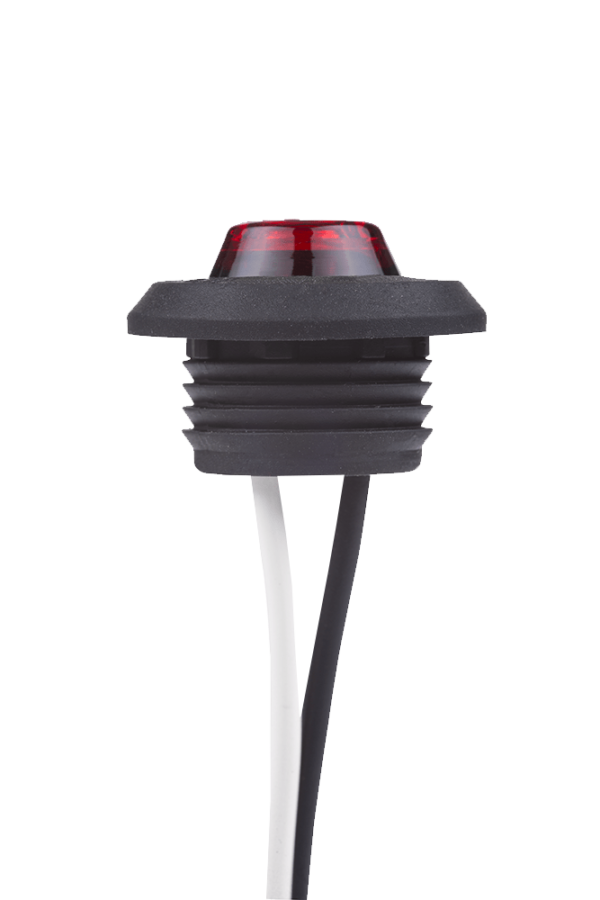 Horpol Positionsljus Röd, 0,5m, DV – Ø28x19,1 mm