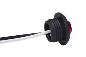 Horpol Positionsljus Röd, 0,5m, DV – Ø28x19,1 mm