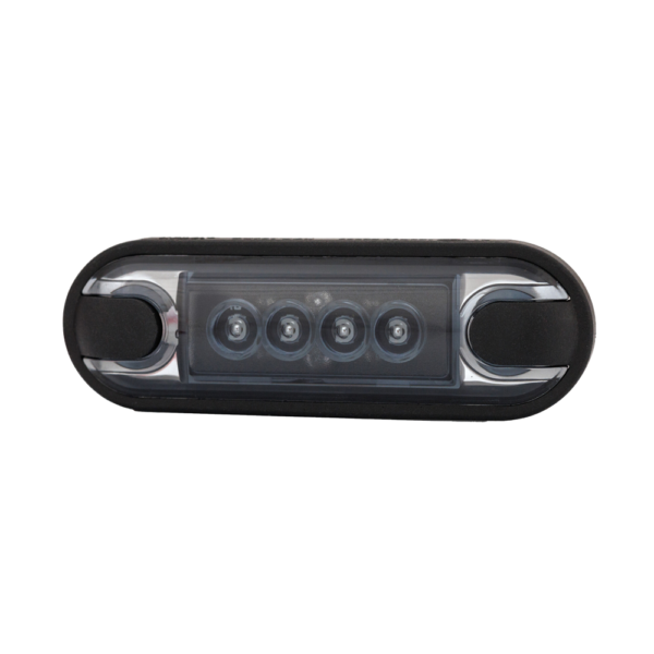 Horpol Positionsljus Röd, Slim. 4 LED, Graphite, 0,5m, DV – 84,2x27,7x11 mm