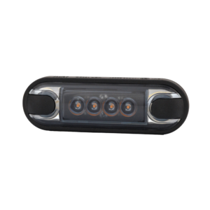 Horpol Sidomarkeringsljus Gul, Slim. 4 LED, Graphite, 0,5m, DV – 84,2x27,7x11 mm