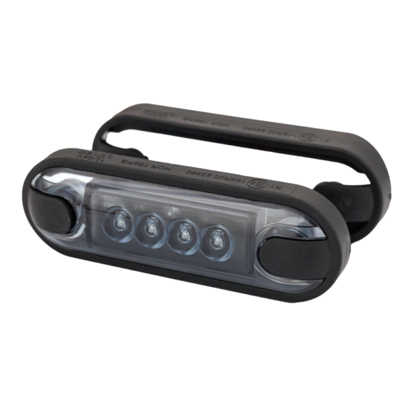 Horpol Positionsljus Röd, Slim. 4 LED, Graphite, 0,5m, DV – 84,2x27,7x11 mm