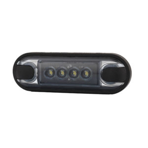Horpol Positionsljus Vit, Slim. 4 LED, Graphite, 0,5m, DV – 84,2x27,7x11 mm