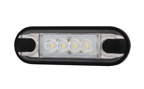 Horpol Positionsljus Vit, Slim. 4 LED, 0,5m, DV – 84,2x27,7x11 mm
