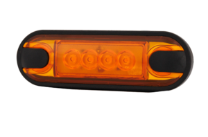 Horpol Sidomarkeringsljus Gul, Slim. 4 LED, 0,5m, DV – 84,2x27,7x11 mm