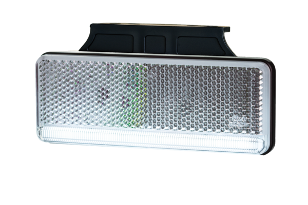 Horpol Positionsljus Vit, m. vinkelfäste, 0,5m, DV – 113x61x34 mm