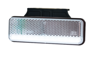 Horpol Positionsljus Vit, m. vinkelfäste, 0,5m, DV – 102x49x29 mm