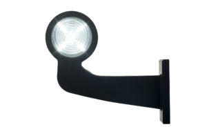 Horpol Positionsljus, Röd/Vit, Flex 90°, höger, 0,5m DV – 192x168x87 mm