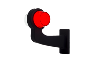 Horpol Positionsljus, Röd/Vit, Flex 90°, vänster, 0,5m, Neon, DV – 192x168x87 mm