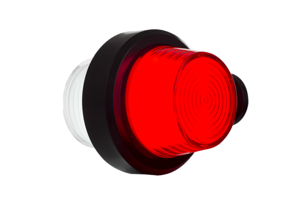 Horpol Positionsljus, Röd/Vit, Flex, kort, 0,6m, Neon, DV – 107x92x79 mm