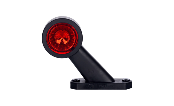 Horpol Positionsljus, Röd/Vit, Flex kort 45°, 0,45m, höger, DV – 109x32x138 mm
