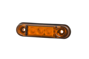 Horpol Sidomarkeringsljus Gul, Slim, 3 LED, 0,3m, DV – 65x17,2x13,9 mm