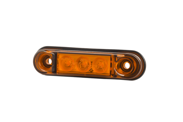 Horpol Sidomarkeringsljus Gul, Slim, 3 LED, 0,3m, DV – 65x17,2x13,9 mm