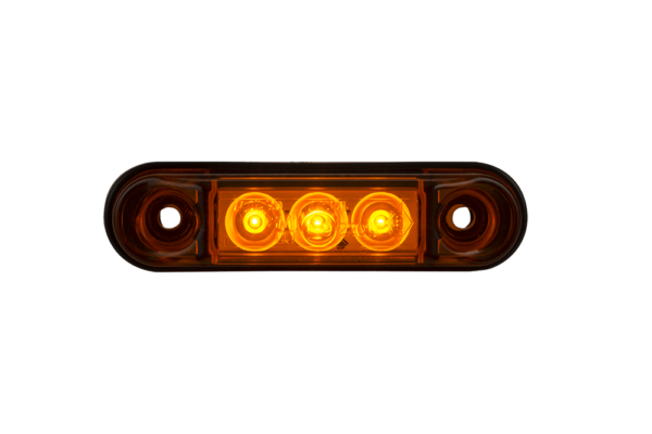 Horpol Sidomarkeringsljus Gul, Slim, 3 LED, 0,3m, DV – 65x17,2x13,9 mm