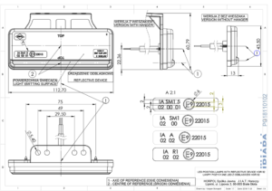 Blinkers, 113mm, 0,5m, DV