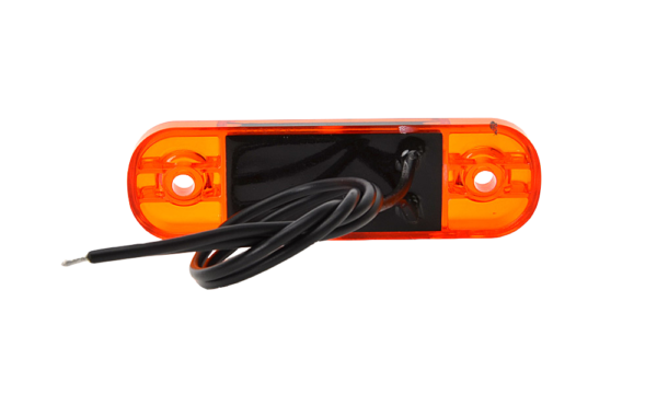 WAS Sidomarkeringsljus Gul, 0,23m, ADR, DV – 84x24x10,4 mm