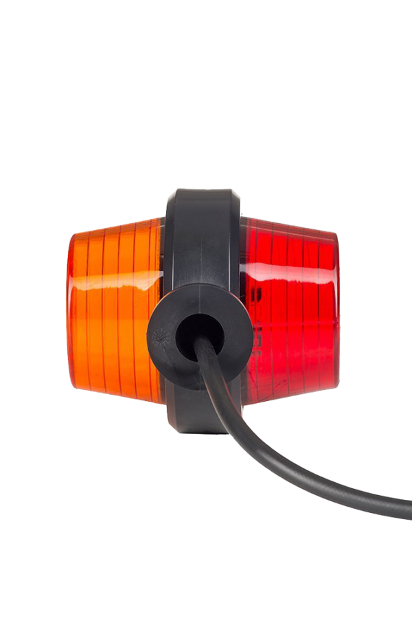 Horpol Sidomarkeringsljus Röd/Orange, Flex, kort, 0,6m, DV – 107x92x79 mm