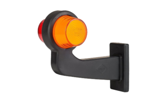 Horpol Sidomarkeringsljus, Röd/Orange, Flex 90°, höger, 0,5m, Neon, DV – 192x168x87 mm
