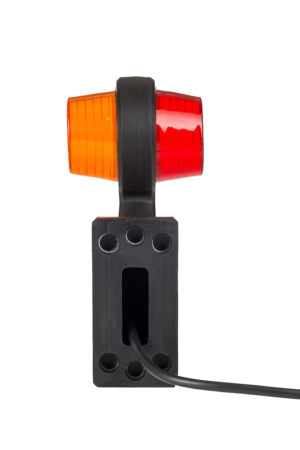 Horpol Sidomarkeringsljus, Röd/Orange, Flex 90°, höger, 0,5m, Neon, DV – 192x168x87 mm