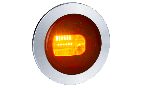 Bakljus, bak-, broms-, blinkersljus, vänster, chrome, 1,5m, DV