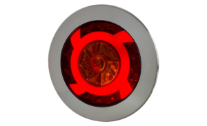 Bakljus, bak-, broms-, blinkersljus, chrome, 1,5m, DV