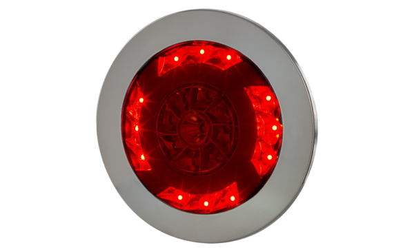 Bakljus, bak-, broms-, blinkersljus, chrome, 1,5m, DV