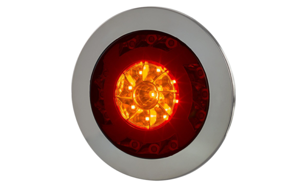 Bakljus, bak-, broms-, blinkersljus, chrome, 1,5m, DV