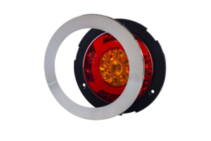 Bakljus, bak-, broms-, blinkersljus, chrome, 1,5m, DV