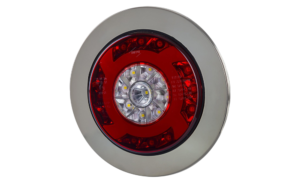 Bakljus, bak-, dim-, backljus, chrome, 1,5m, DV