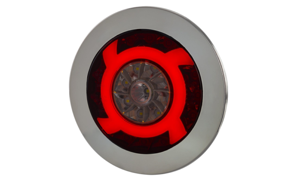 Bakljus, bak-, dim-, backljus, chrome, 1,5m, DV